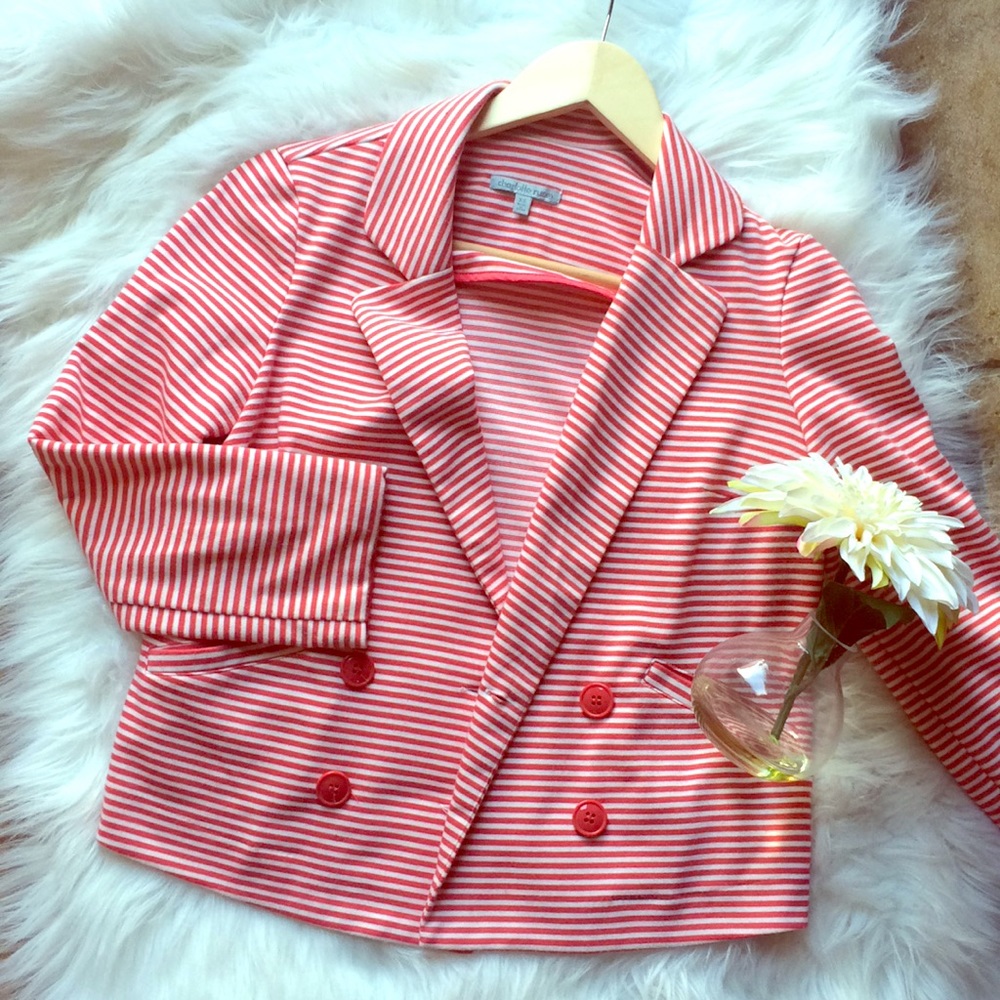 Striped blazer